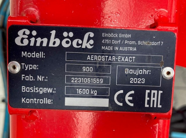 Einböck AEROSTAR-EXACT 900 - Egge: das Bild 2 Einböck AEROSTAR-EXACT 900 - Egge: das Bild 2
