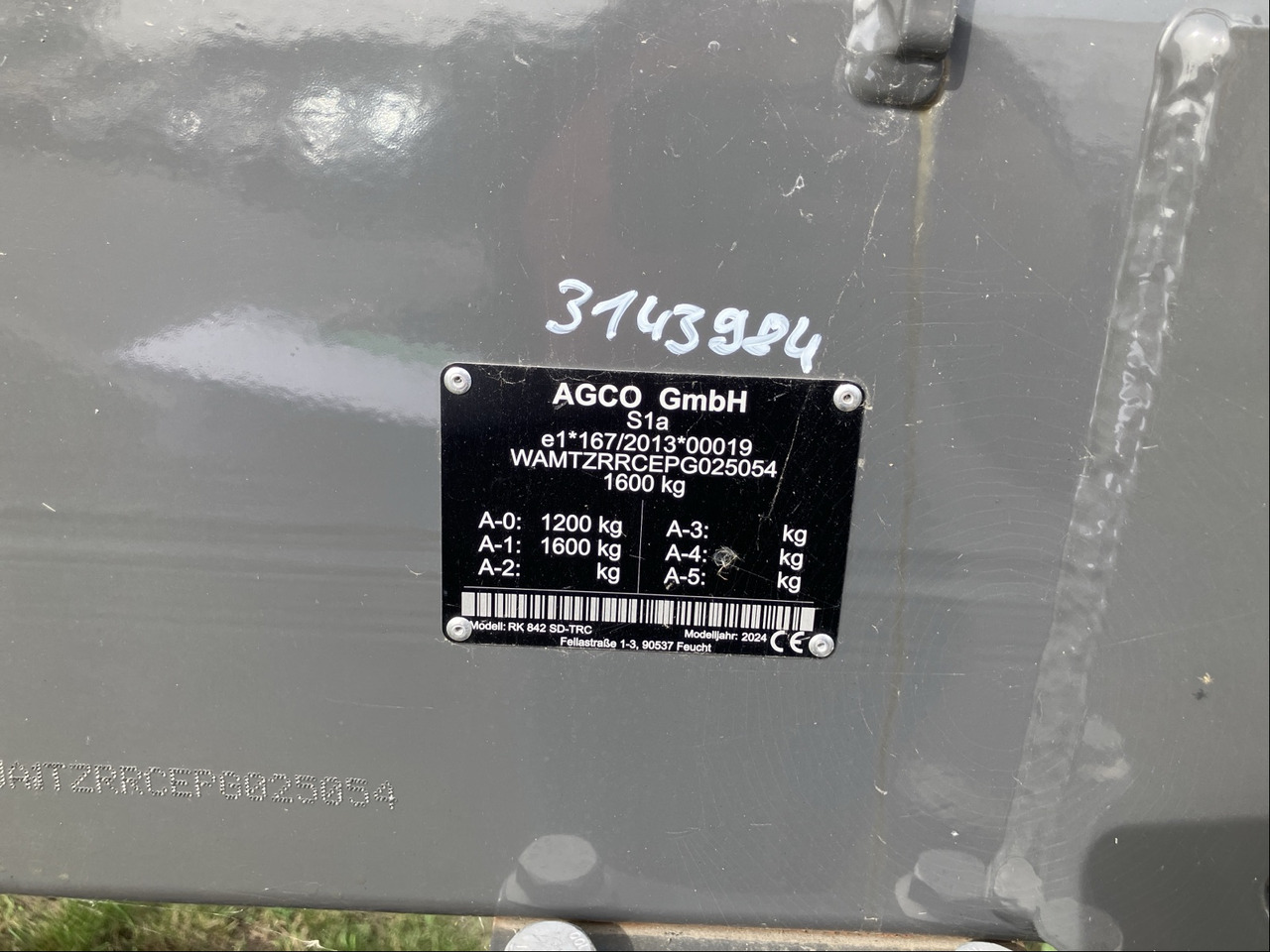 Massey Ferguson RK 842 SD-TRC - Heuwender/ Wenderechen: das Bild 2 Massey Ferguson RK 842 SD-TRC - Heuwender/ Wenderechen: das Bild 2