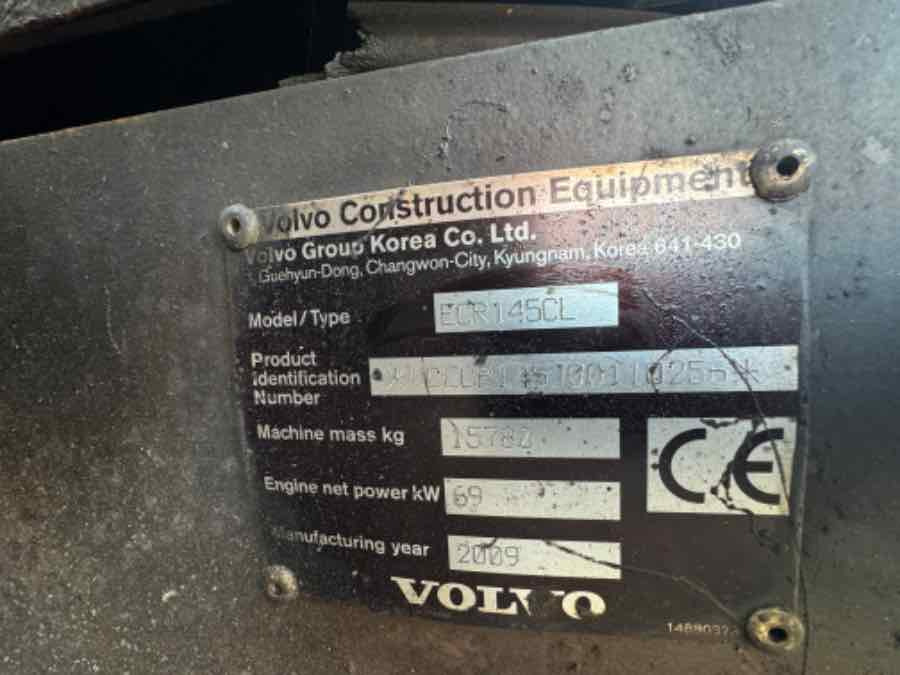 VOLVO CONSTRUCTION EXCAVATOR ECR145 ** FOR PARTS ** - Kettenbagger: das Bild 3 VOLVO CONSTRUCTION EXCAVATOR ECR145 ** FOR PARTS ** - Kettenbagger: das Bild 3