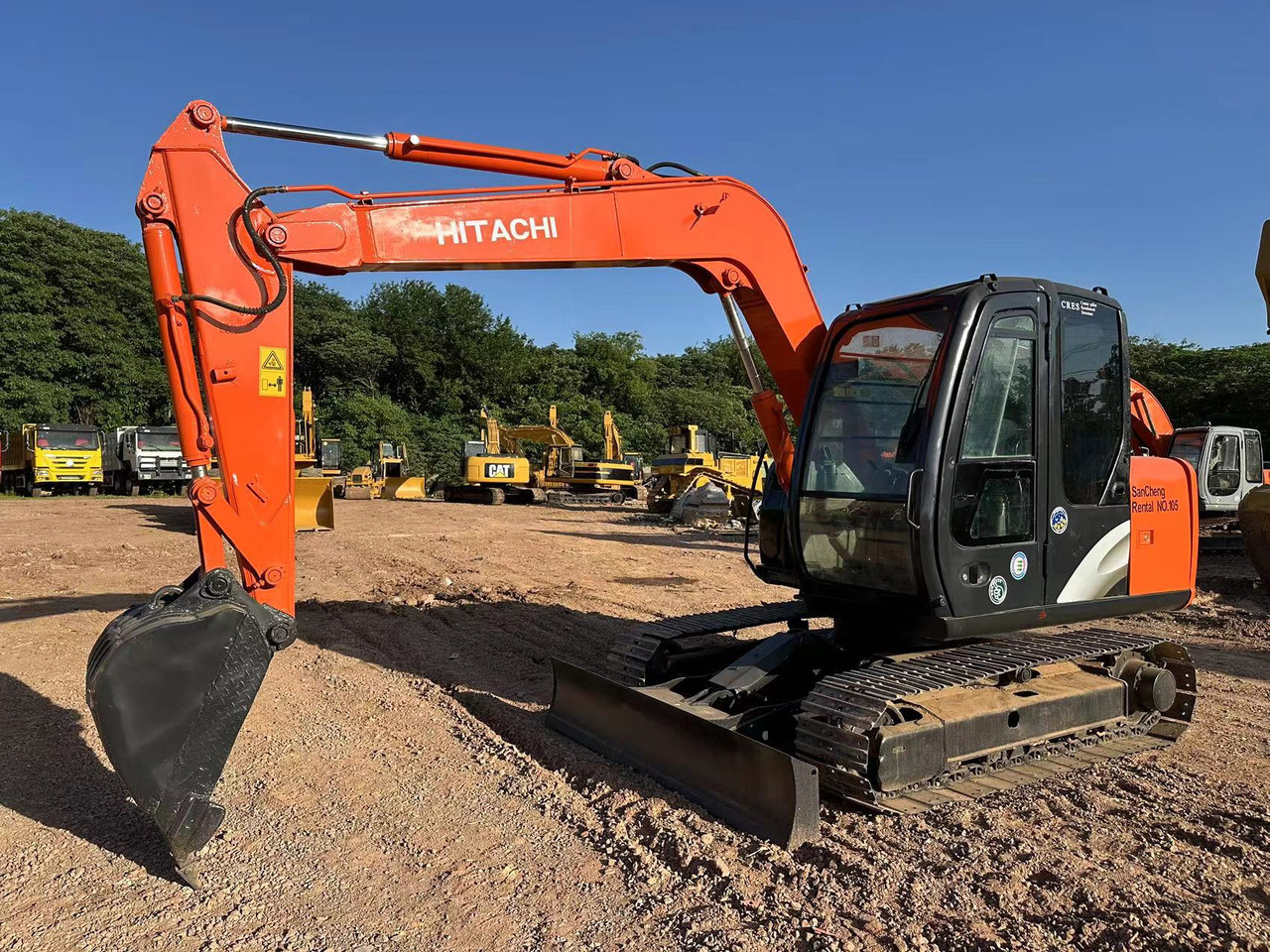 HITACHI ZAXIS ZX70 - Minibagger: das Bild 2 HITACHI ZAXIS ZX70 - Minibagger: das Bild 2