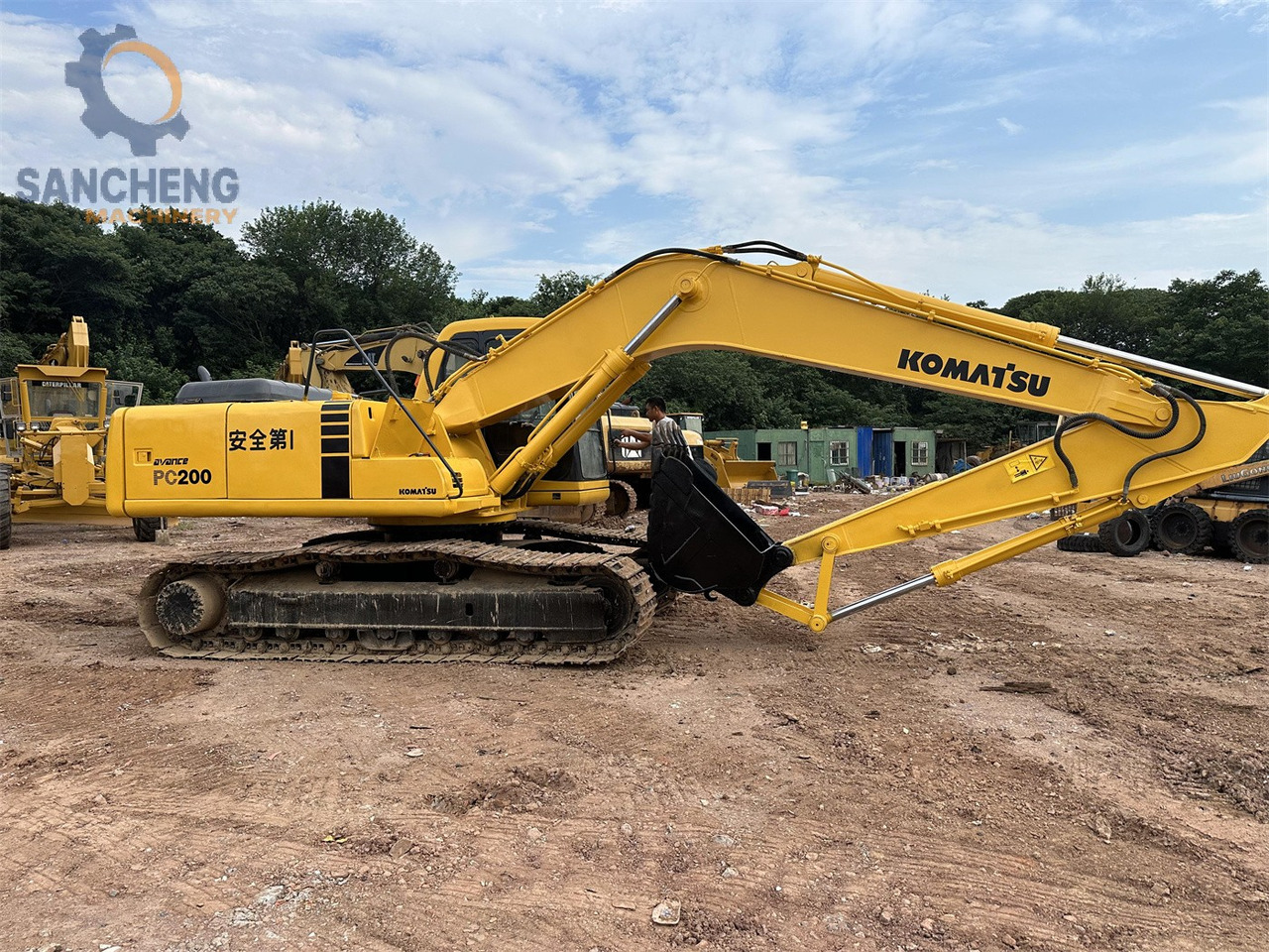 KOMATSU PC200-6 - Kettenbagger: das Bild 4 KOMATSU PC200-6 - Kettenbagger: das Bild 4