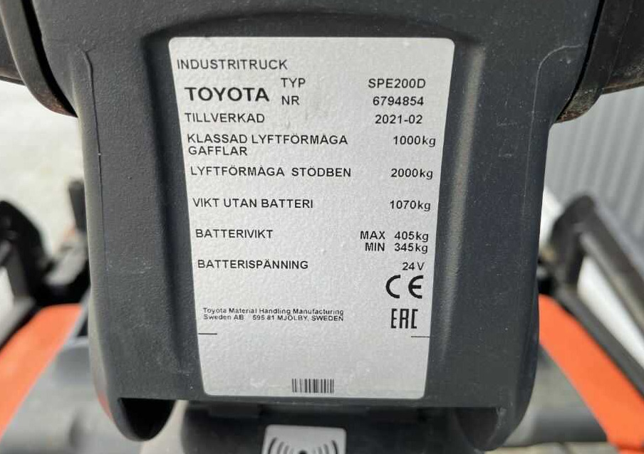 BT SPE200D - Hochhubwagen: das Bild 1 BT SPE200D - Hochhubwagen: das Bild 1