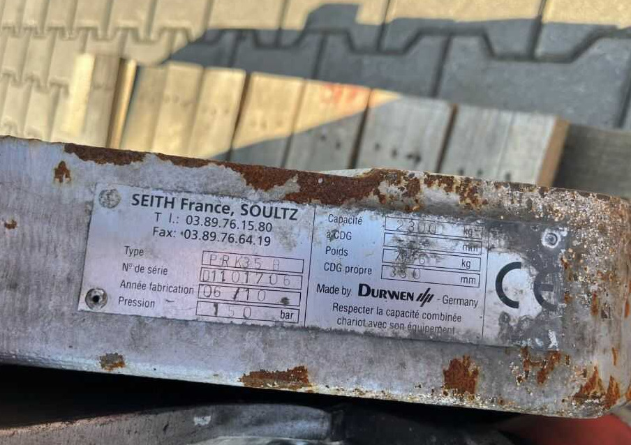 Klammergeräte für Gabelstapler Durwen PRK35B: das Bild 7