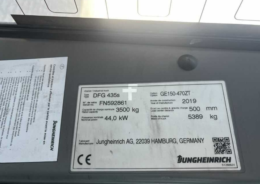 Jungheinrich DFG435s - Dieselstapler: das Bild 4 Jungheinrich DFG435s - Dieselstapler: das Bild 4