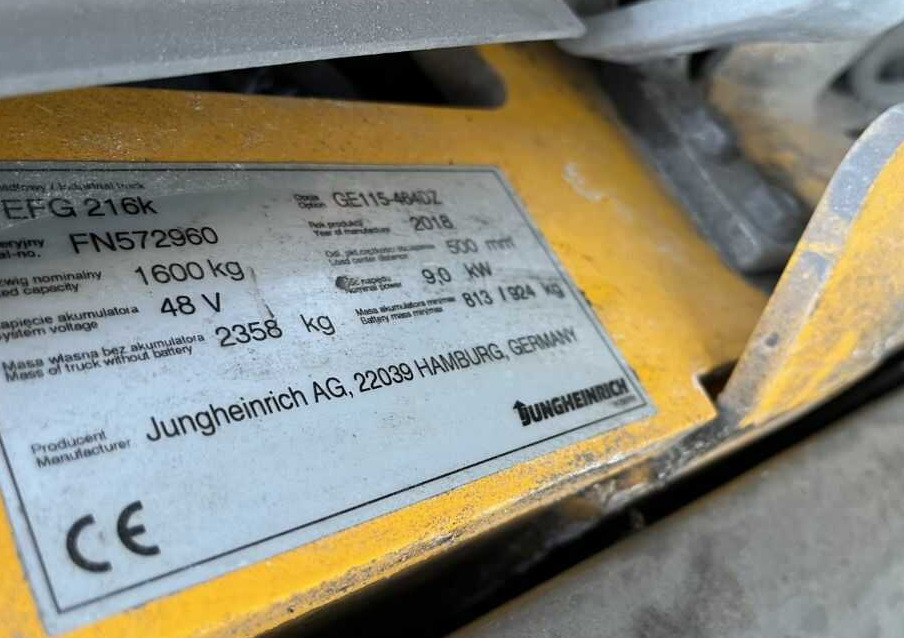 Jungheinrich EFG216k - Elektrostapler: das Bild 4 Jungheinrich EFG216k - Elektrostapler: das Bild 4