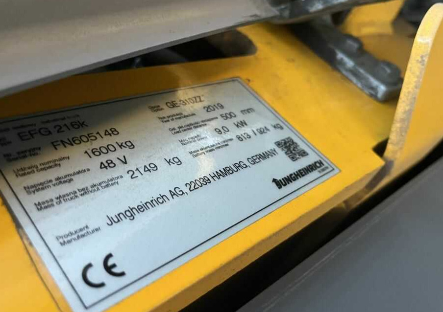 Jungheinrich EFG216k - Elektrostapler: das Bild 4 Jungheinrich EFG216k - Elektrostapler: das Bild 4