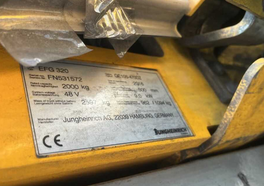 Jungheinrich EFG320 - Elektrostapler: das Bild 4 Jungheinrich EFG320 - Elektrostapler: das Bild 4