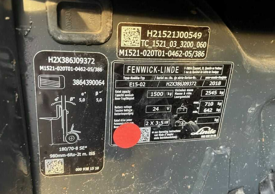 Linde E15-02 - Elektrostapler: das Bild 4 Linde E15-02 - Elektrostapler: das Bild 4