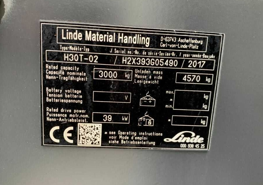Linde H30T-02 - Treibgasstapler: das Bild 1 Linde H30T-02 - Treibgasstapler: das Bild 1