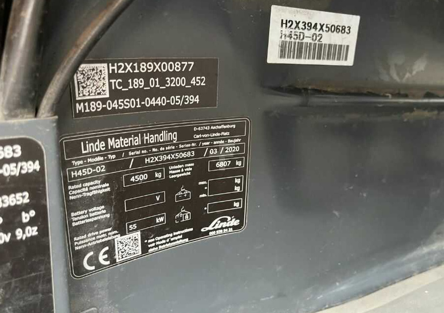 Linde H45D-02 - Dieselstapler: das Bild 4 Linde H45D-02 - Dieselstapler: das Bild 4
