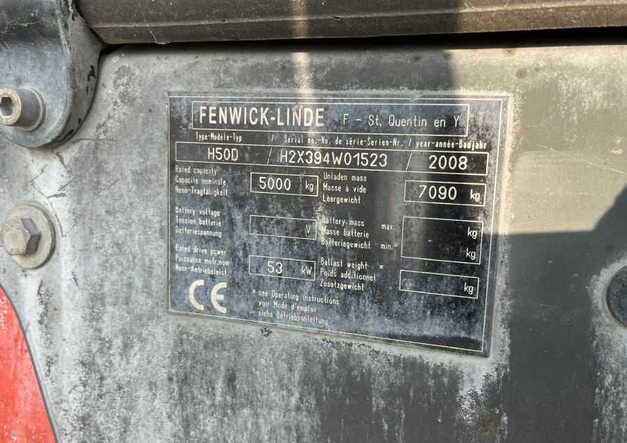 Linde H50D - Dieselstapler: das Bild 4 Linde H50D - Dieselstapler: das Bild 4