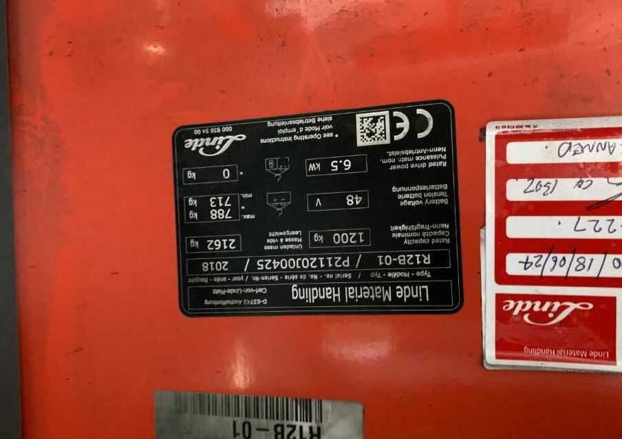 Linde R12B - Schubmaststapler: das Bild 4 Linde R12B - Schubmaststapler: das Bild 4