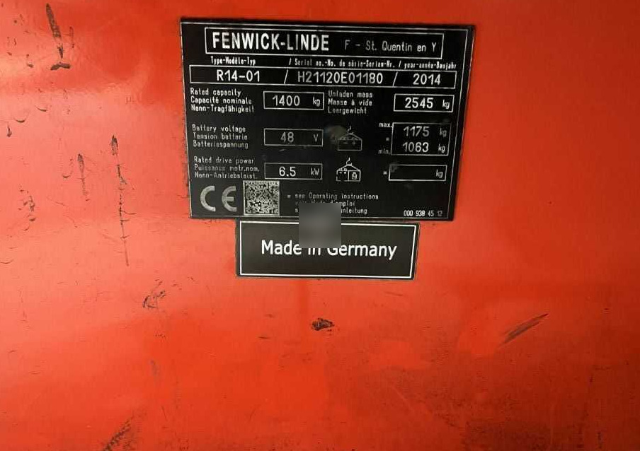 Linde R14-01 - Schubmaststapler: das Bild 4 Linde R14-01 - Schubmaststapler: das Bild 4