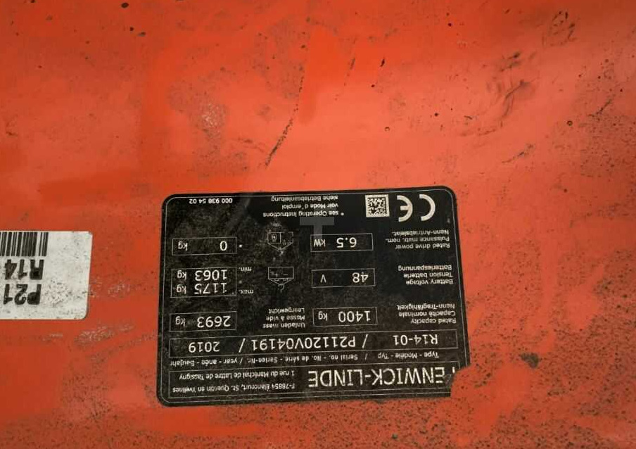 Linde R14-01 - Schubmaststapler: das Bild 4 Linde R14-01 - Schubmaststapler: das Bild 4