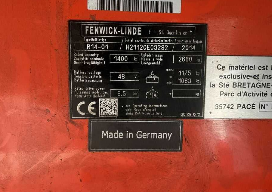 Linde R14-01 - Schubmaststapler: das Bild 4 Linde R14-01 - Schubmaststapler: das Bild 4