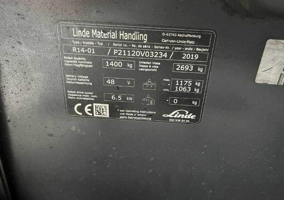 Linde R14 - Schubmaststapler: das Bild 4 Linde R14 - Schubmaststapler: das Bild 4