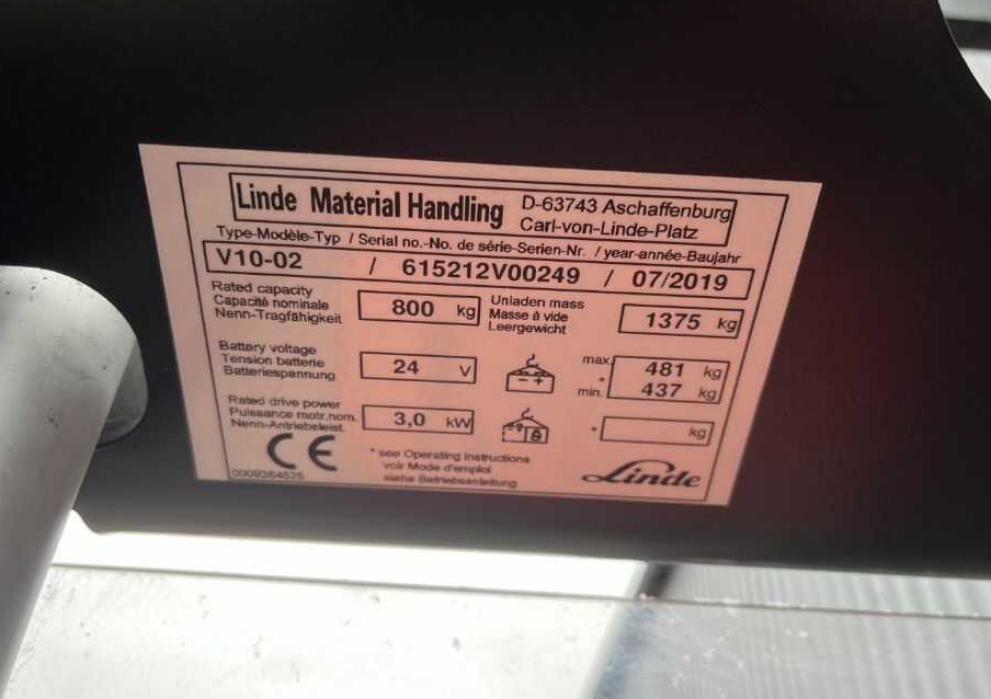 Linde V10-02 - Kommissionierer: das Bild 4 Linde V10-02 - Kommissionierer: das Bild 4