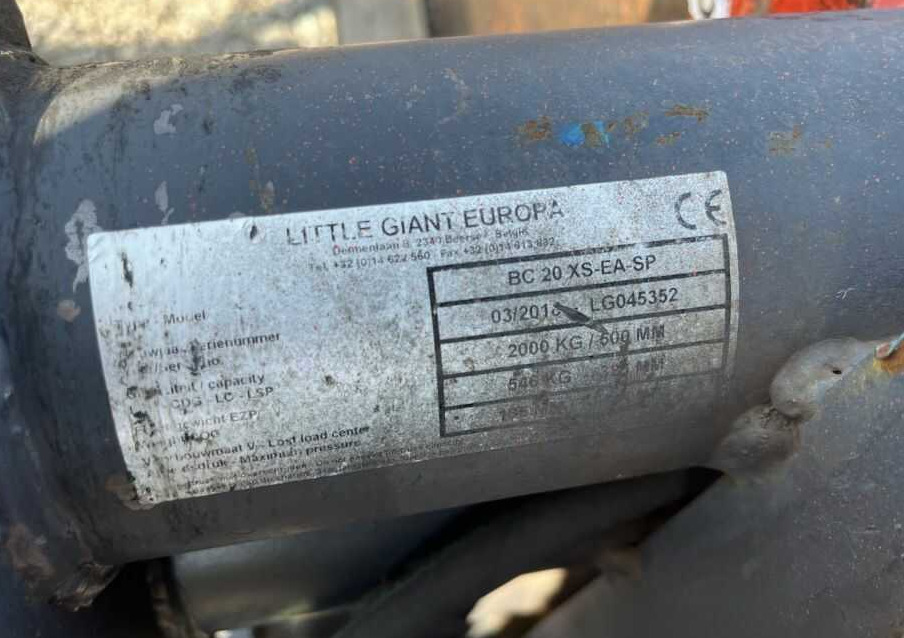 Little Giant BC20XS-EA SP - Klammergeräte für Gabelstapler: das Bild 5 Little Giant BC20XS-EA SP - Klammergeräte für Gabelstapler: das Bild 5