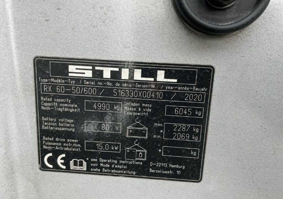 Elektrostapler Still RX60-50/600: das Bild 9