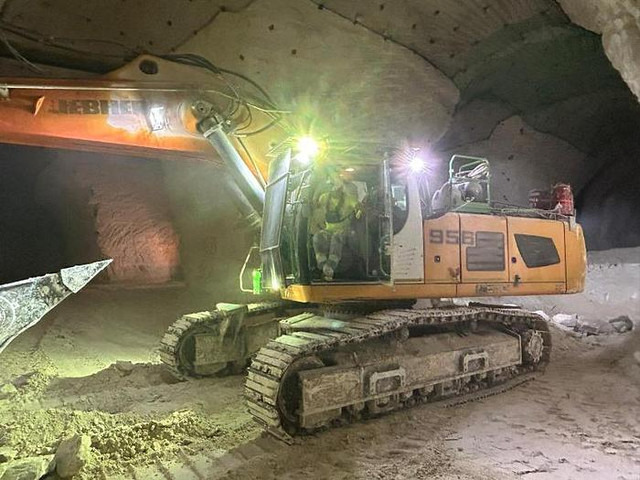 Bagger Liebherr: das Bild 9