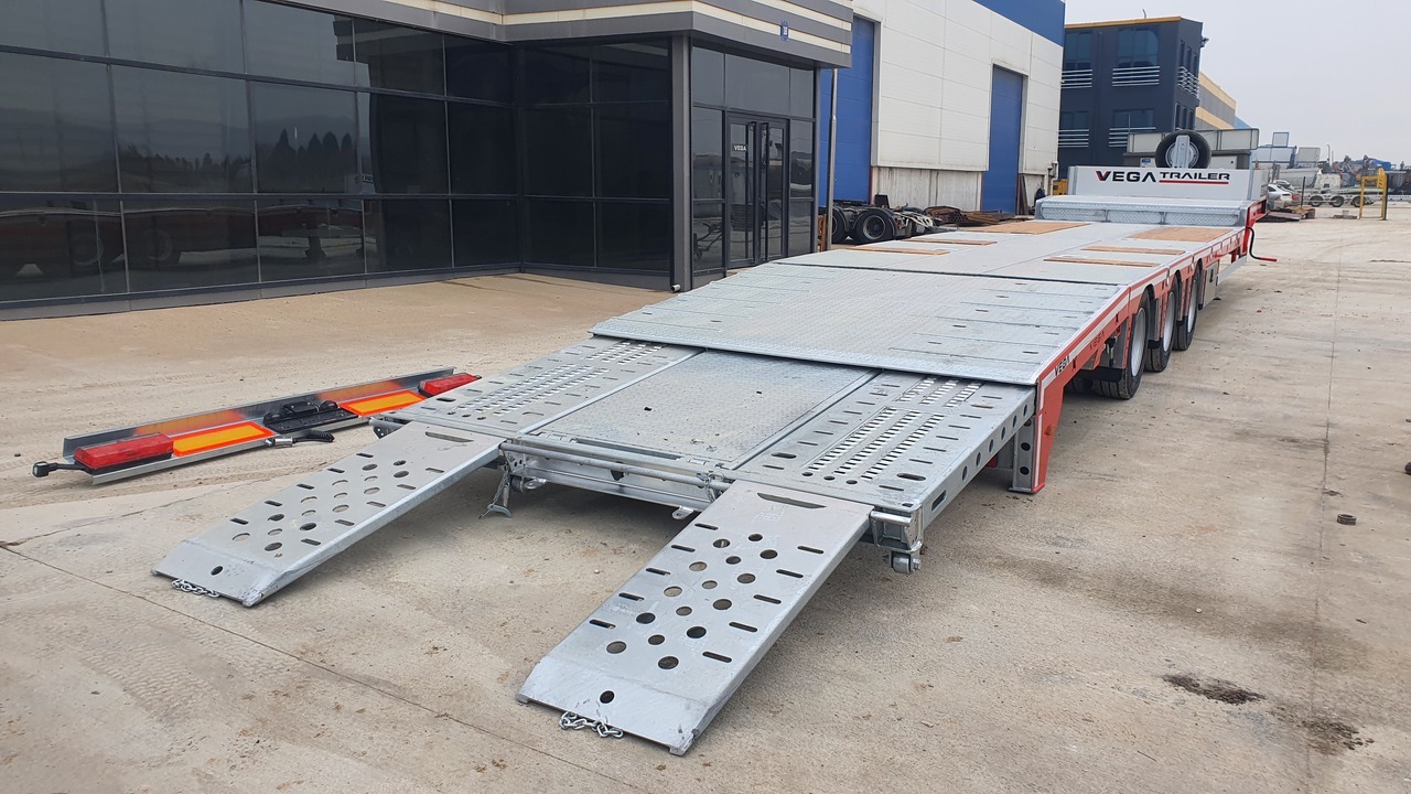 Autotransporter Auflieger Für die Beförderung von schwere Technik 3 AXLE SPECIAL LOWLOADER VEGA TRAILER: das Bild 1