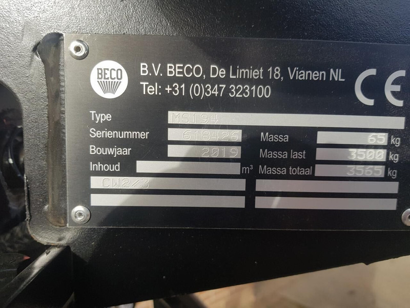 Stenenklem HSK 1000 - Greifer für Landmaschine: das Bild 3 Stenenklem HSK 1000 - Greifer für Landmaschine: das Bild 3