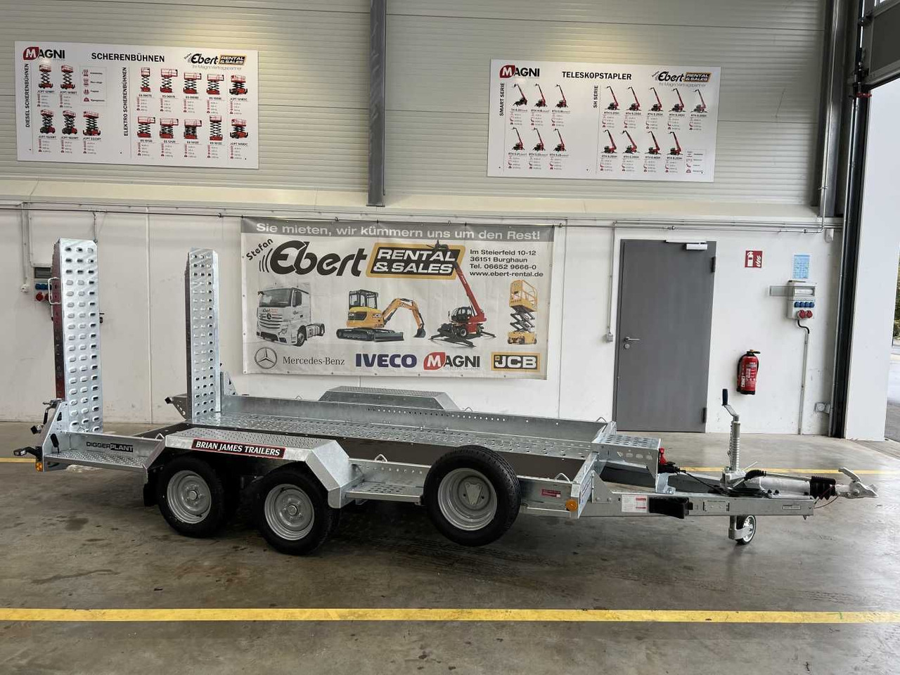 Brian James Cargo Digger Plant 2 / Länge 3.700mm / 3.500kg - Tieflader Anhänger: das Bild 1 Brian James Cargo Digger Plant 2 / Länge 3.700mm / 3.500kg - Tieflader Anhänger: das Bild 1