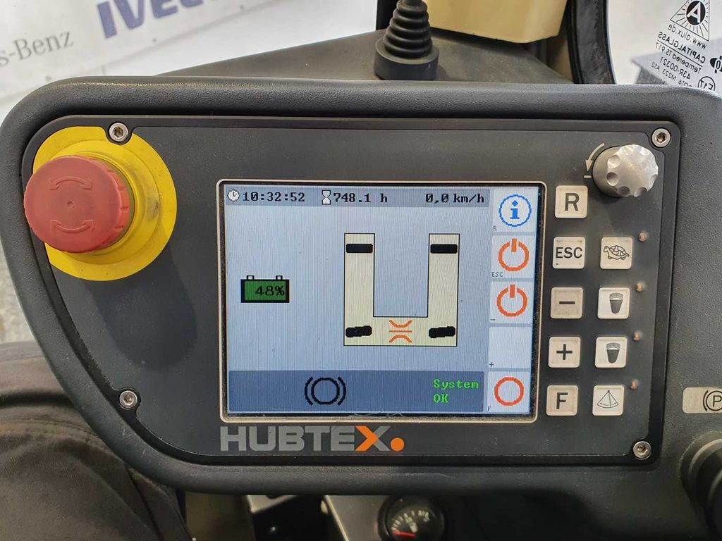 Seitenstapler Hubtex MQ 30 H Hybrid / 748h! / Diesel + Elektro: das Bild 11