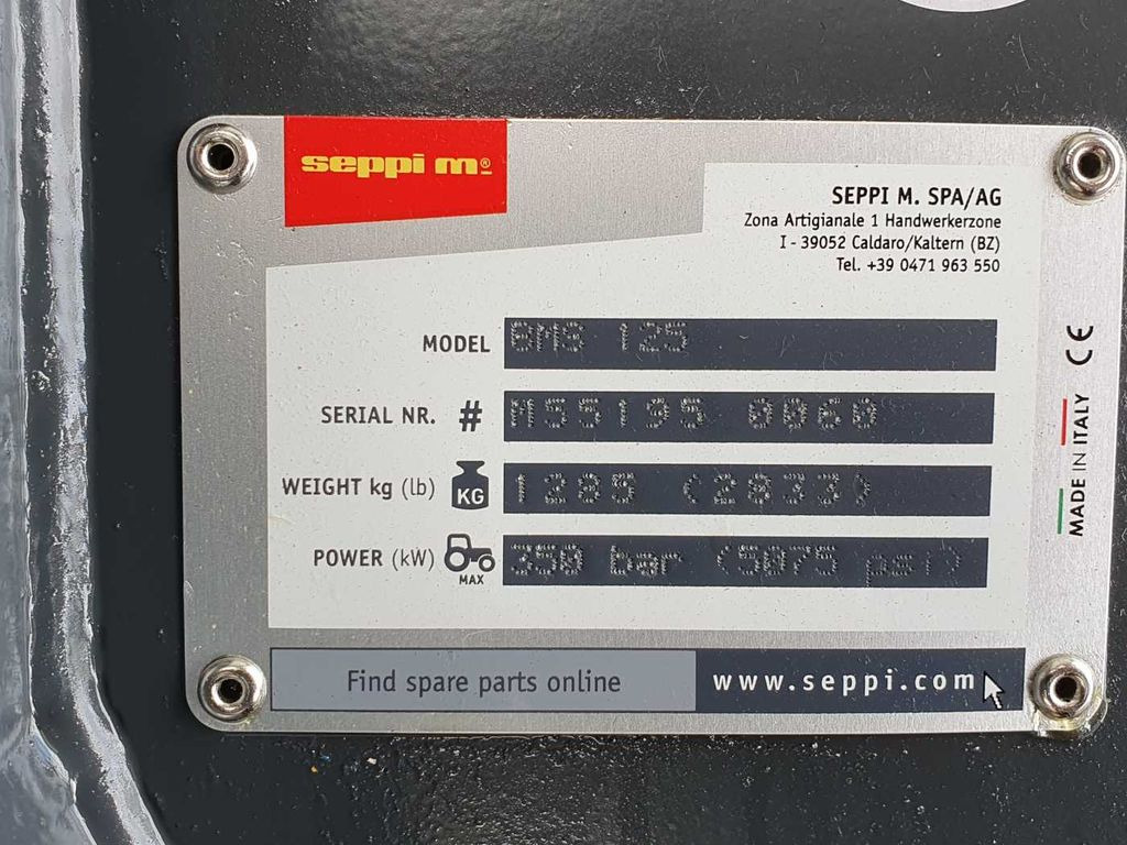 NEU: Forstmulcher Seppi M. BMS 125 / 13-30t Forstmulcher Drehmotor: das Bild 11