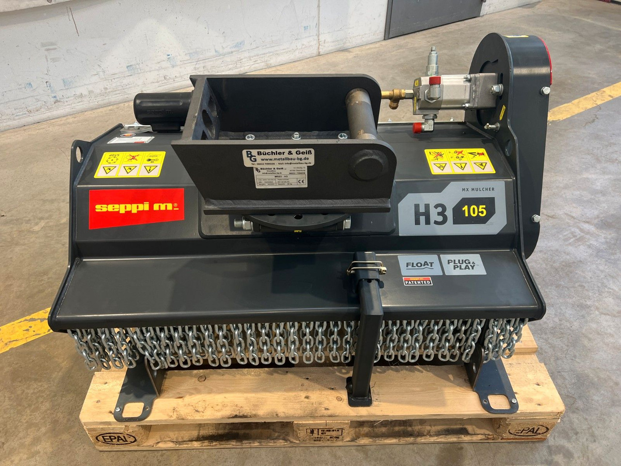 Seppi M. H3 105 / Schlegelmulcher 2-5to lagernd! - Schlegelmäher: das Bild 3 Seppi M. H3 105 / Schlegelmulcher 2-5to lagernd! - Schlegelmäher: das Bild 3