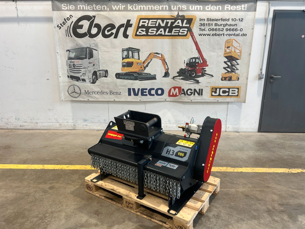 Seppi M. H3 105 / Schlegelmulcher 2-5to lagernd! - Schlegelmäher: das Bild 1 Seppi M. H3 105 / Schlegelmulcher 2-5to lagernd! - Schlegelmäher: das Bild 1