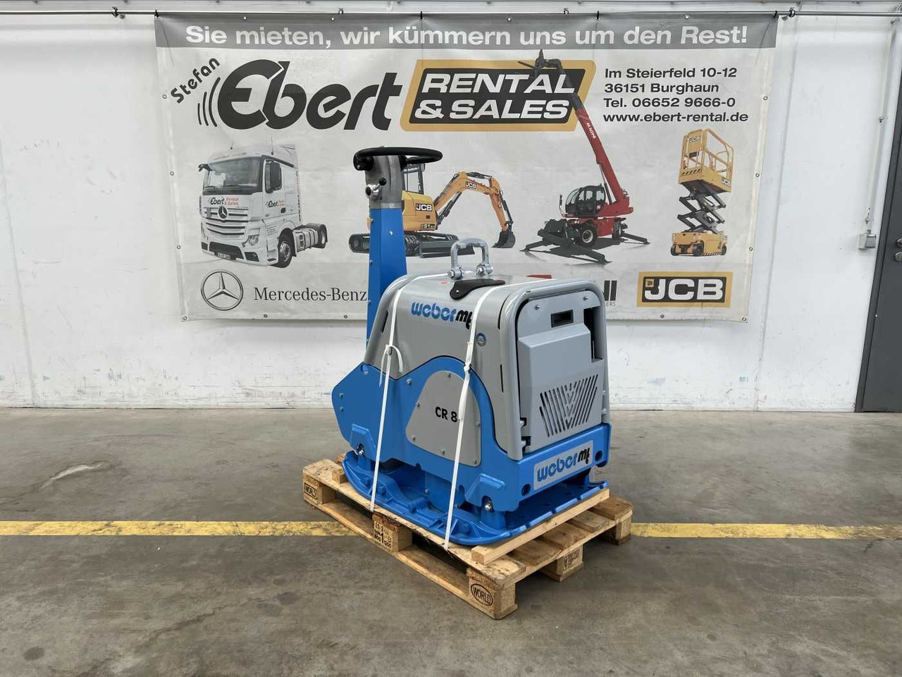 Weber CR 8 MDM Hatz-Diesel / 601kg / DEMO / 2022 - Rüttelplatte: das Bild 1 Weber CR 8 MDM Hatz-Diesel / 601kg / DEMO / 2022 - Rüttelplatte: das Bild 1