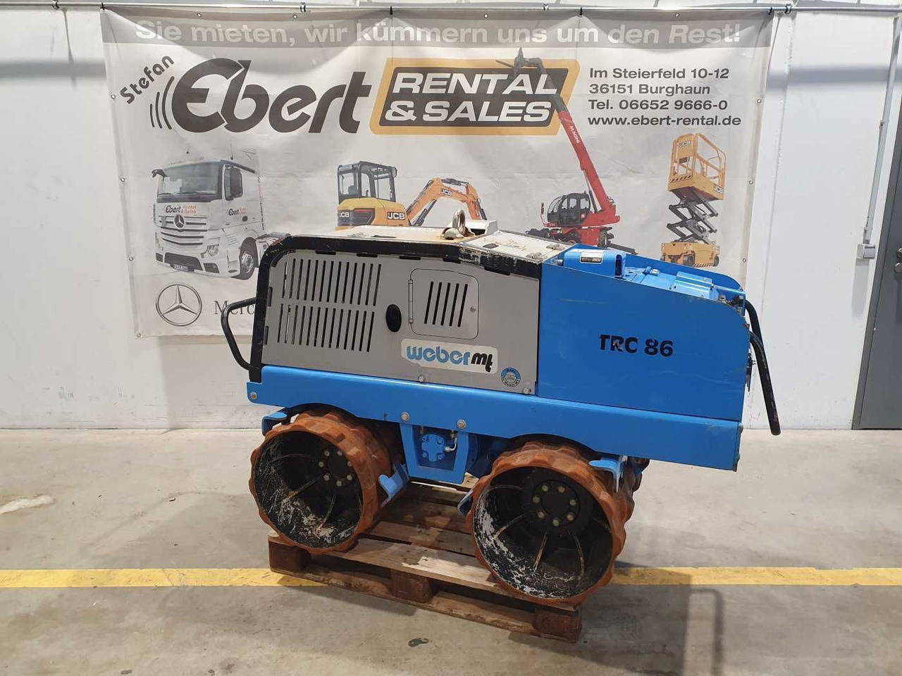 Weber TRC 86 Grabenwalze / 2020 / Funk / nur 112h - Kleine Walze: das Bild 1 Weber TRC 86 Grabenwalze / 2020 / Funk / nur 112h - Kleine Walze: das Bild 1