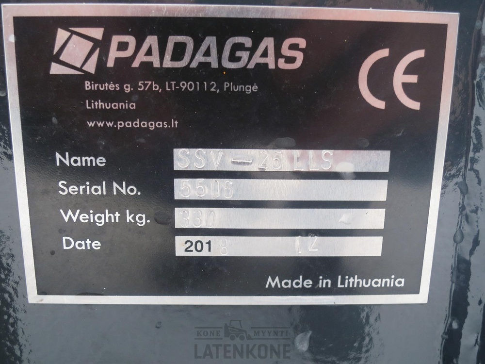 Schneepflug Padagas Alueaura SSV-25LS 250cm: das Bild 13
