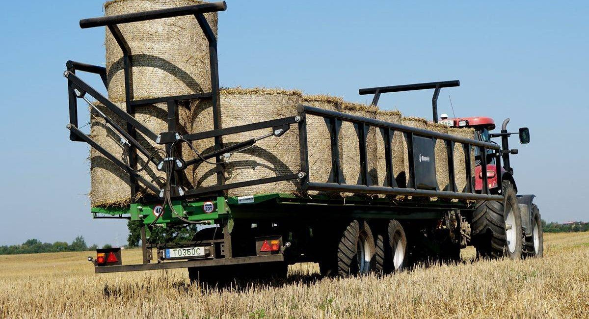 Dinapolis bale trailer 20t, RPP-9000 - Landwirtschaftlicher Plattformanhänger: das Bild 1 Dinapolis bale trailer 20t, RPP-9000 - Landwirtschaftlicher Plattformanhänger: das Bild 1