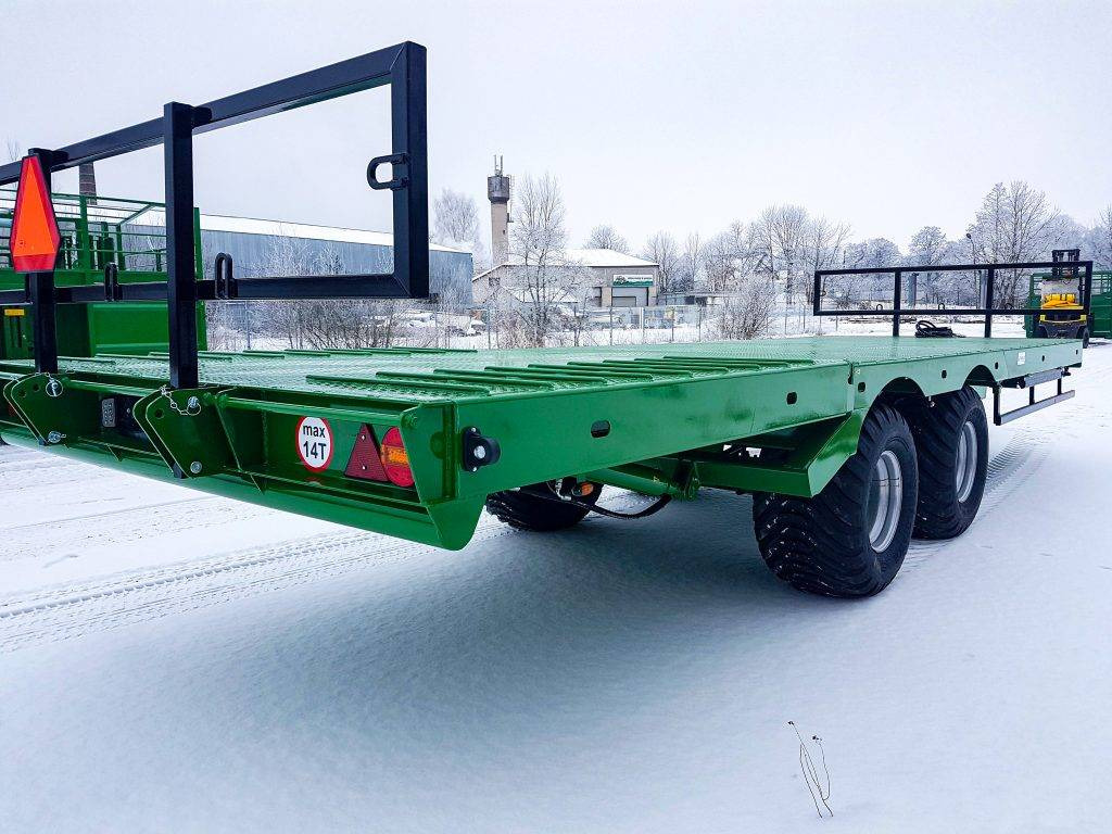 Dinapolis hydraulic bale trailer 14t, RPT-8000 - Landwirtschaftlicher Plattformanhänger: das Bild 4 Dinapolis hydraulic bale trailer 14t, RPT-8000 - Landwirtschaftlicher Plattformanhänger: das Bild 4