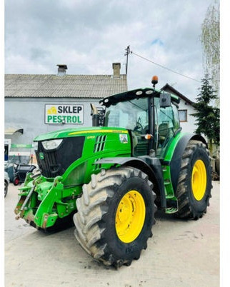 Traktor John Deere 6210R, 2013r, pneumatyka, zaczepy, nowe opony! TANIO! 6215: das Bild 1