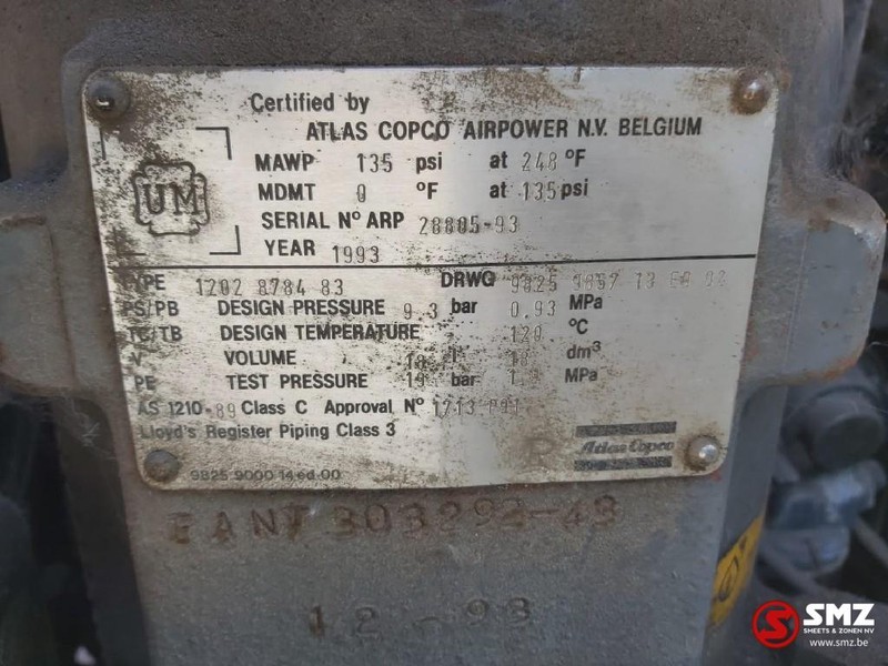 Luftkompressor Atlas-Copco Occ Compressor Atlas Copco 8 BAR: das Bild 7