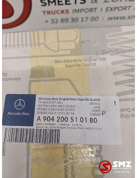 NEU: Kühlmittelpumpe für LKW Mercedes-Benz Set van 2 waterpompen Mercedes: das Bild 9