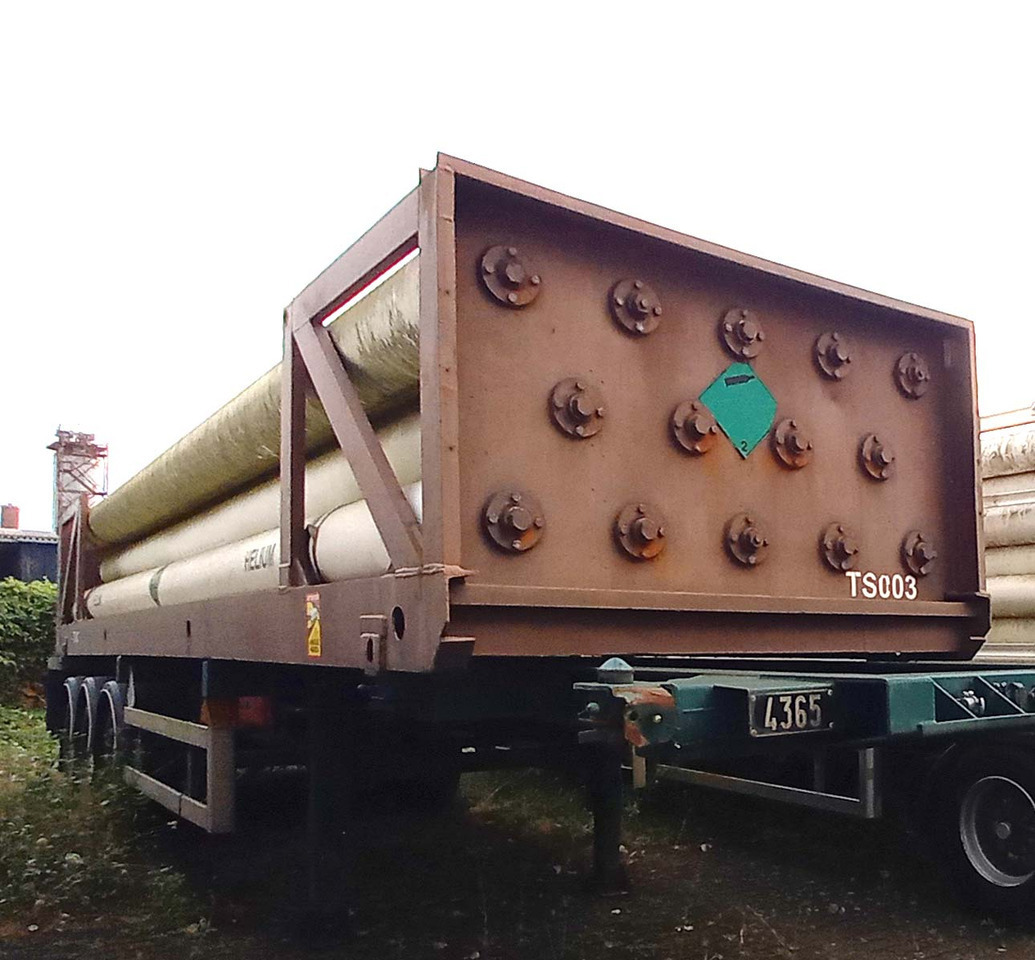 FRUEHAUF Gas tank tube semi-trailer used for compressed helium, hydrogen, Wasserstoff - Tankauflieger: das Bild 1 FRUEHAUF Gas tank tube semi-trailer used for compressed helium, hydrogen, Wasserstoff - Tankauflieger: das Bild 1