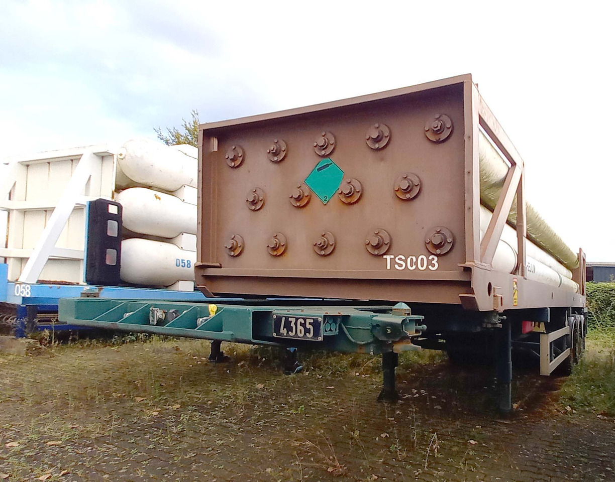 FRUEHAUF Gas tank tube semi-trailer used for compressed helium, hydrogen, Wasserstoff - Tankauflieger: das Bild 2 FRUEHAUF Gas tank tube semi-trailer used for compressed helium, hydrogen, Wasserstoff - Tankauflieger: das Bild 2