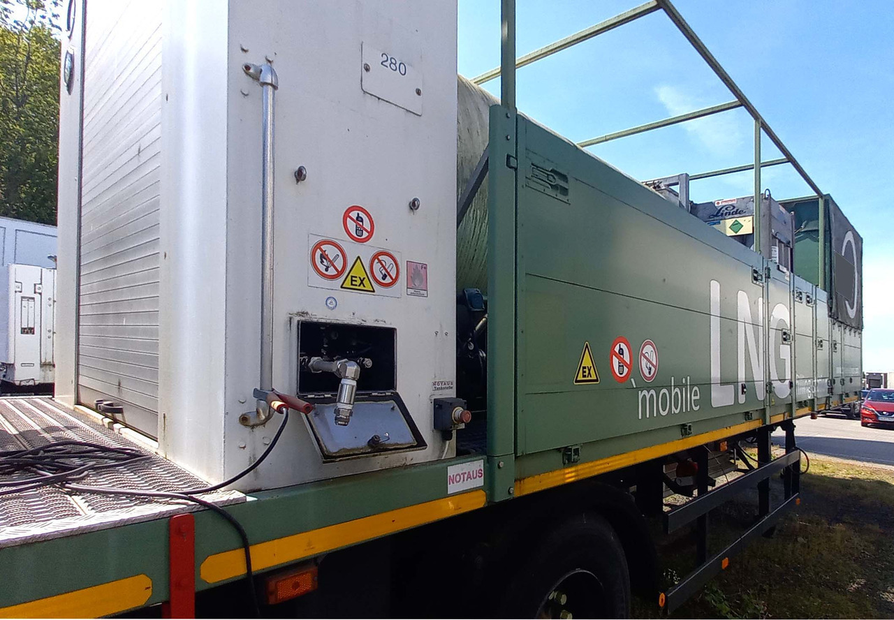 Messer Griesheim Gas tank semi-trailer used for LNG/CNG mobile filling station Methan Gas Cryogenic - Tankauflieger: das Bild 4 Messer Griesheim Gas tank semi-trailer used for LNG/CNG mobile filling station Methan Gas Cryogenic - Tankauflieger: das Bild 4