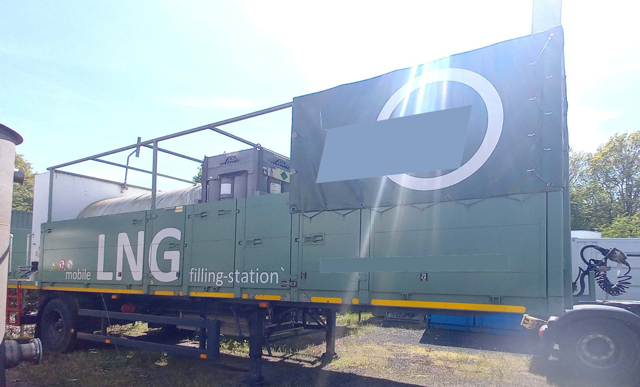 Messer Griesheim Gas tank semi-trailer used for LNG/CNG mobile filling station Methan Gas Cryogenic - Tankauflieger: das Bild 1 Messer Griesheim Gas tank semi-trailer used for LNG/CNG mobile filling station Methan Gas Cryogenic - Tankauflieger: das Bild 1