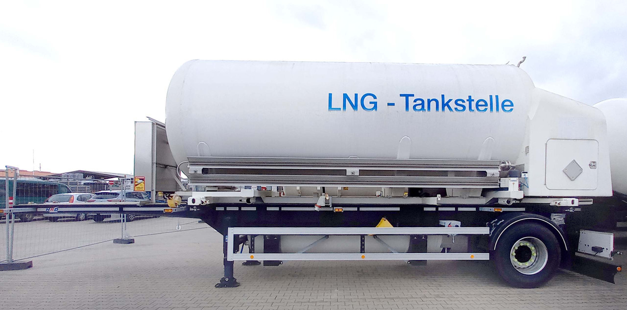 Schwingenschlögel Gas tank semi-trailer used for LNG/CNG mobile filling station Methan Gas Cryogenic - Tankauflieger: das Bild 2 Schwingenschlögel Gas tank semi-trailer used for LNG/CNG mobile filling station Methan Gas Cryogenic - Tankauflieger: das Bild 2