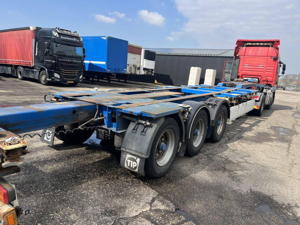 Krone 40FT HC, Voor en achter-uitschuifbaar, BPW 3 stuks - Container/ Wechselfahrgestell Auflieger: das Bild 3 Krone 40FT HC, Voor en achter-uitschuifbaar, BPW 3 stuks - Container/ Wechselfahrgestell Auflieger: das Bild 3