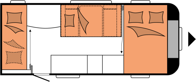 DE LUXE 490 KMF - Wohnwagen: das Bild 2 DE LUXE 490 KMF - Wohnwagen: das Bild 2