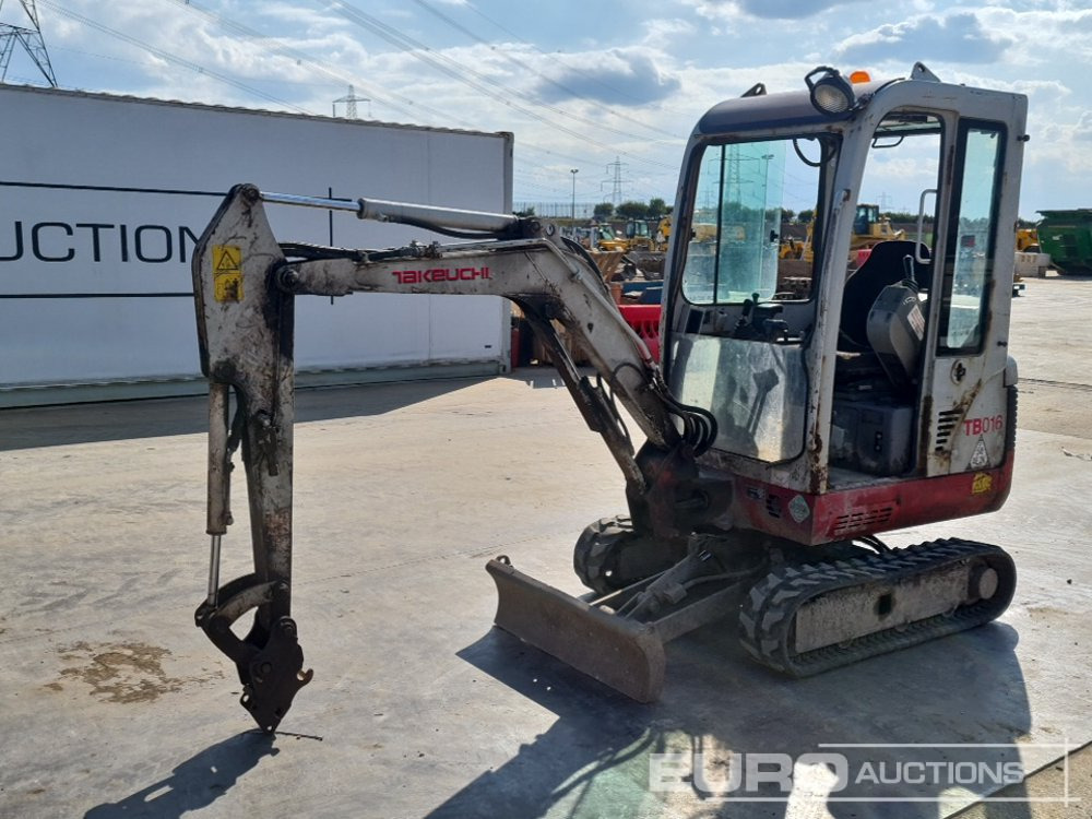2011 Takeuchi TB016 - Minibagger: das Bild 1 2011 Takeuchi TB016 - Minibagger: das Bild 1