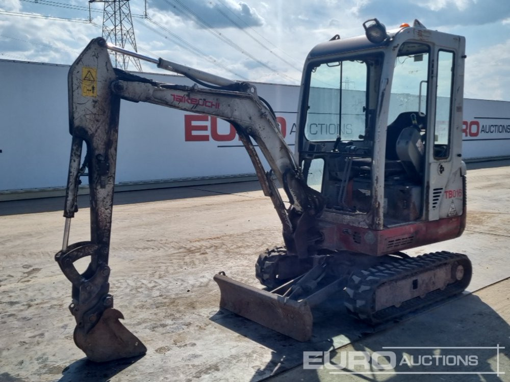 2011 Takeuchi TB016 - Minibagger: das Bild 1 2011 Takeuchi TB016 - Minibagger: das Bild 1