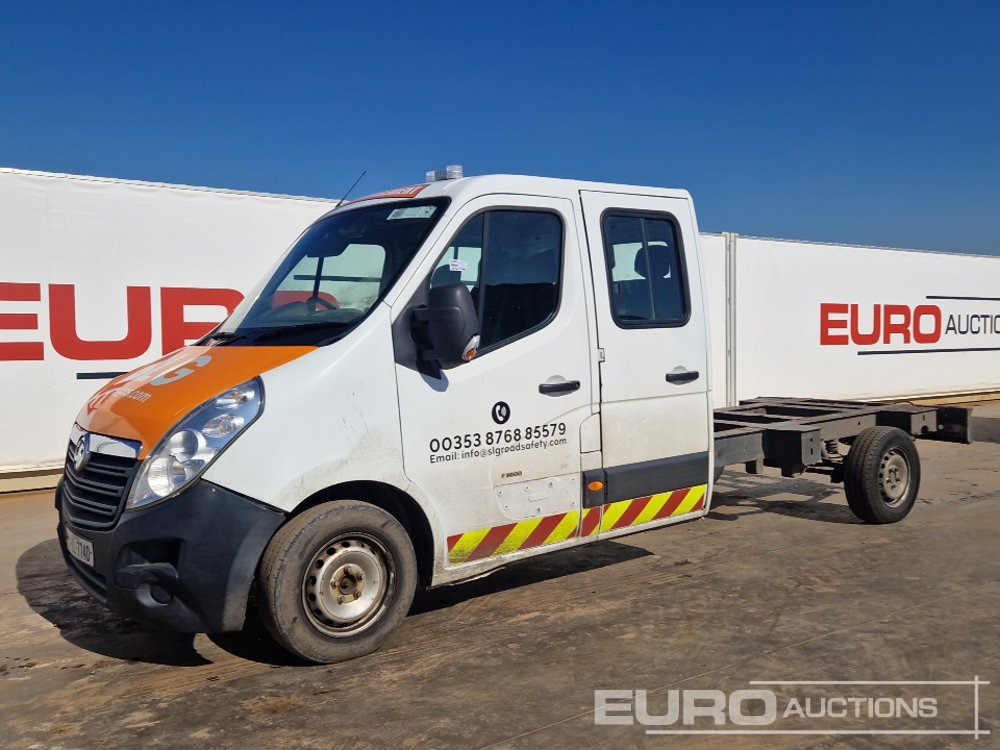 2012 Vauxhall Crew Cab Chassis & Cab, 6 Speed, A/C (Irish Reg. Docs. Available) - Pritsche Transporter: das Bild 1 2012 Vauxhall Crew Cab Chassis & Cab, 6 Speed, A/C (Irish Reg. Docs. Available) - Pritsche Transporter: das Bild 1