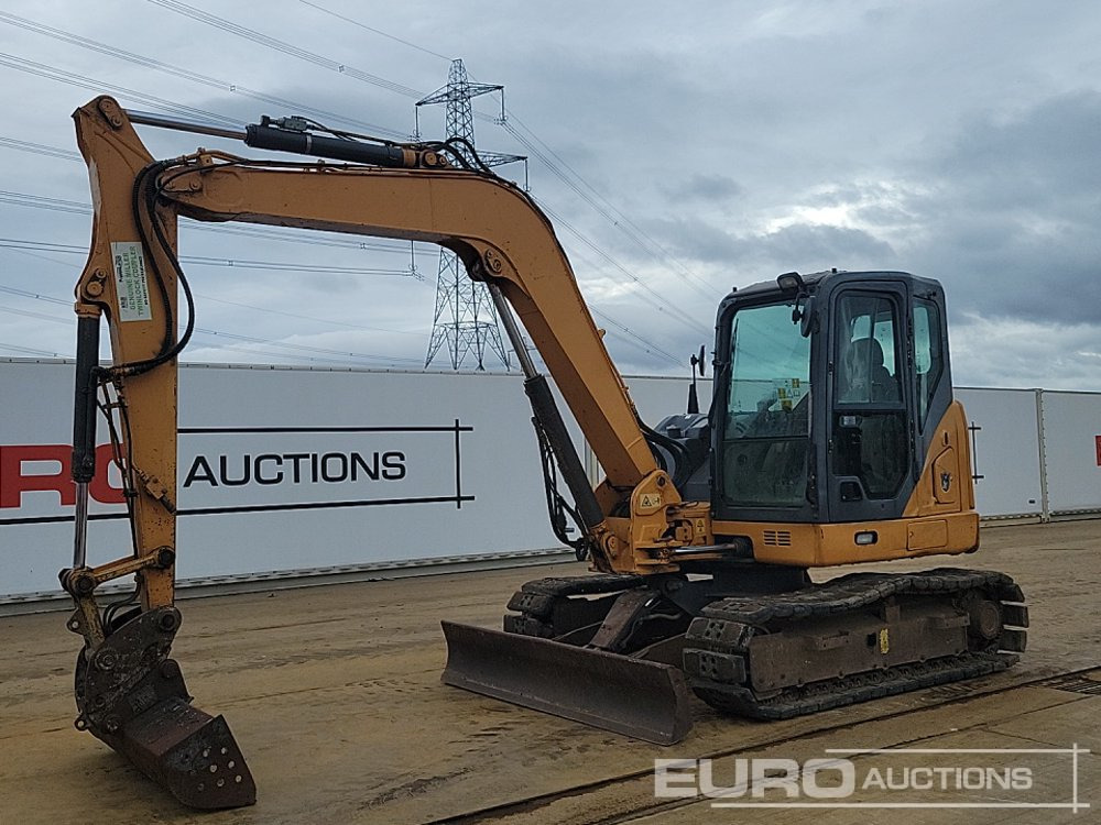 2013 Case CX80C - Minibagger: das Bild 1 2013 Case CX80C - Minibagger: das Bild 1